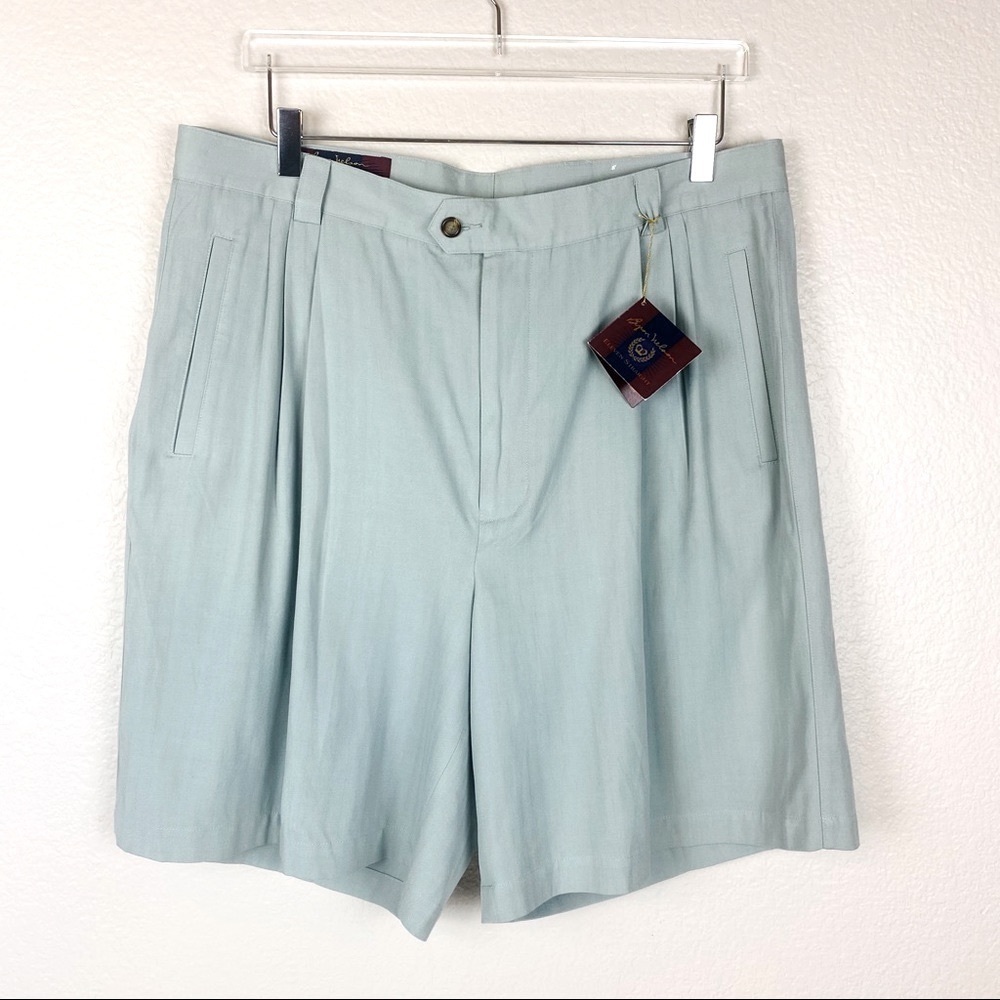 Byron Nelson Oxford Golf Silk Blend Shorts Size 38